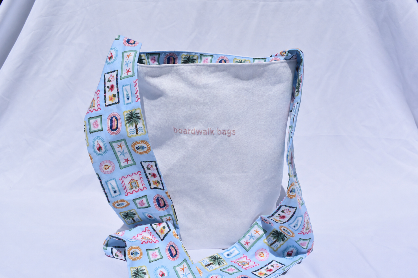 Summer Canvas Bow Bag